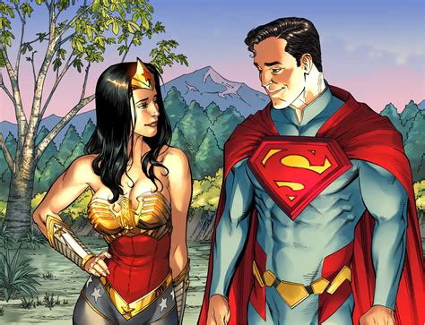 superman dating wonderwoman